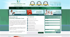 Desktop Screenshot of centralprimarycare.com